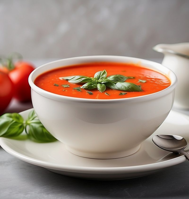 Creamy Tomato Soup Recipe - A Bowl of Comfort and Warmth
