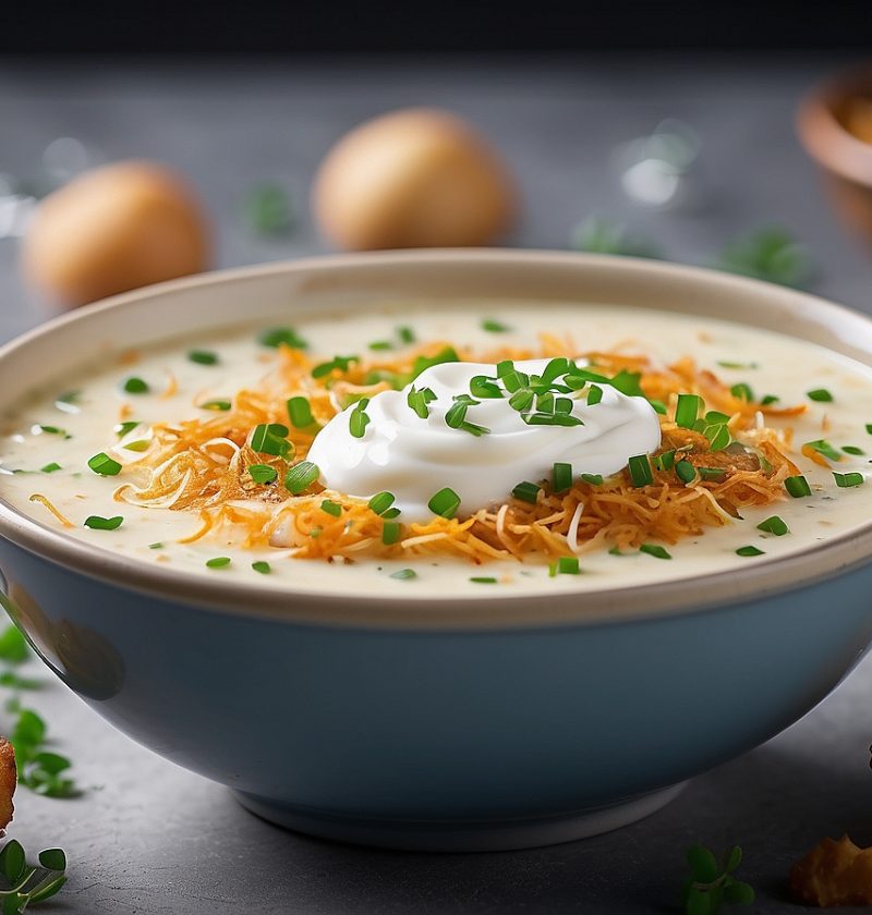 Crispy Hash Brown Potato Soup Recipe - Comfort in a Bowl!