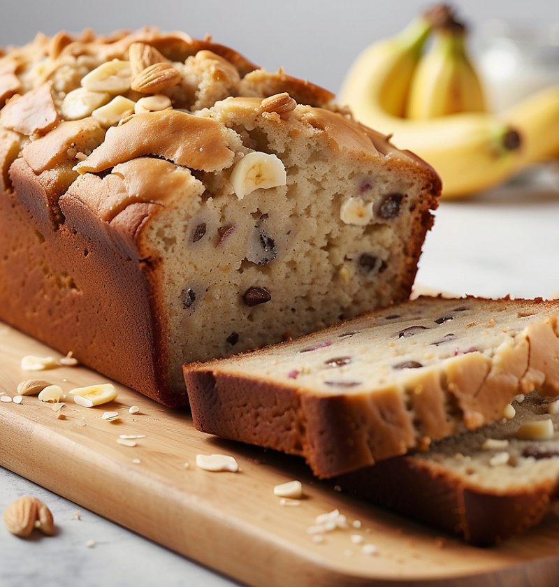 Easy and Delicious Cake Mix Banana Bread