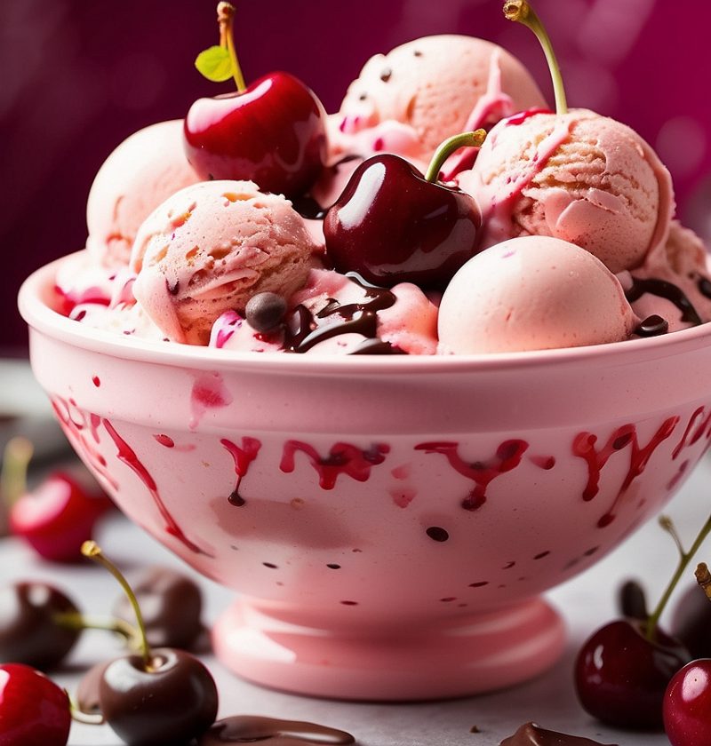 Heavenly Cherry Ice Cream