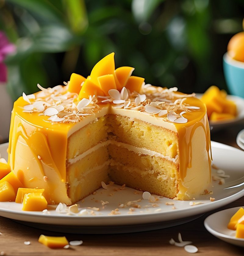 Irresistible Mango Cake Recipe