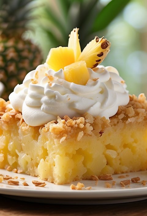 Irresistible Pineapple Dump Cake