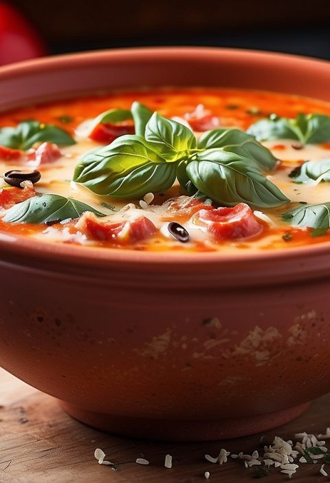 Savor the Flavor with Pizza Soup