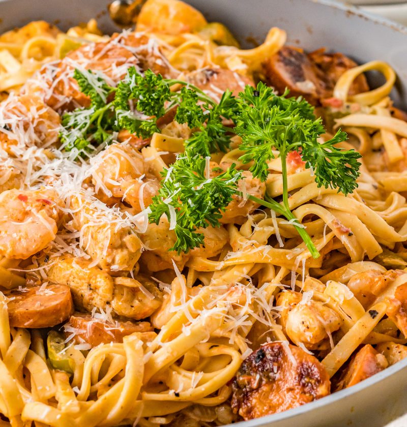 Spicy Cajun Chicken and Shrimp Pasta Recipe - A Fiery Delight for Your Taste Buds!