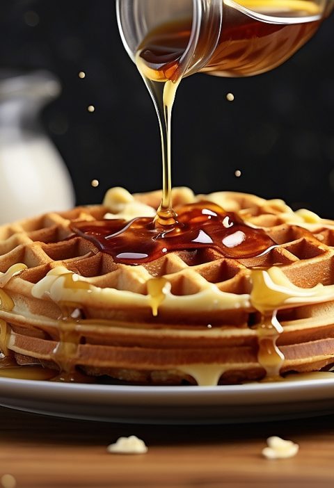 waffle without milk