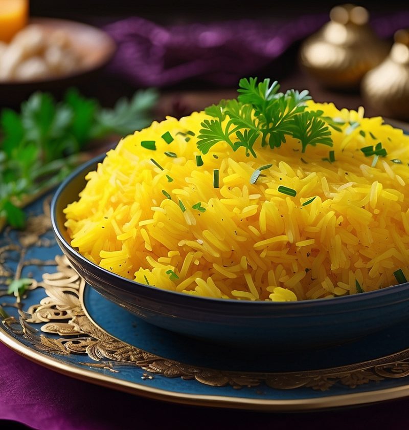 Golden-Saffron-Rice-Recipe