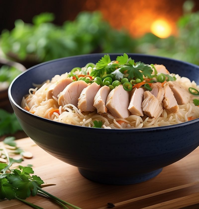 Savory Chicken Long Rice Delight: A Taste of Comfort